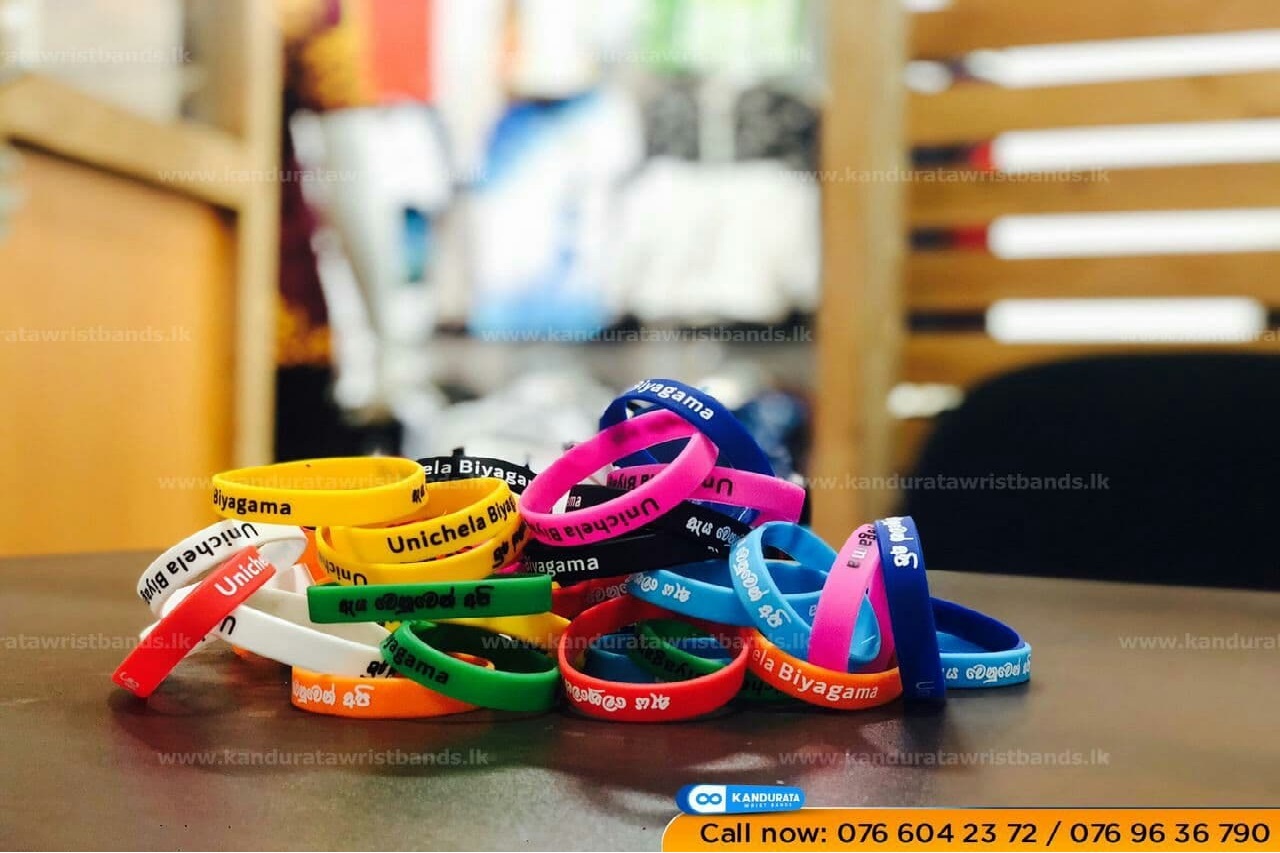 handband wrist band siliconewrist band sri lanka rubber  wristbands for events Normal Printed, Debossed & Ink Filled, Figured, Radium, Embossed, Full Colour Printed Tyvek Full Solid Colour Tyvek