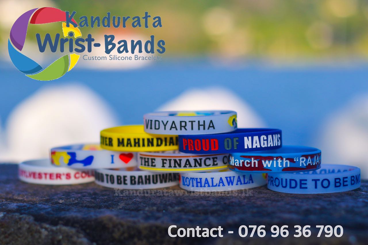 Debossed & Ink Filled Wristbands by identification wristbands.engraved logo into the band and fill the inks.